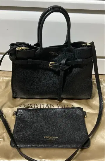 12/7까지 크리스찬 빌라 숄더백 토트백 미니 파우치 포함