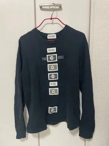 PINK HOUSE 블랙 트레이닝복 맨투맨