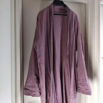 쳔 선생님의 일상복 수세미 칼라 롱 코트