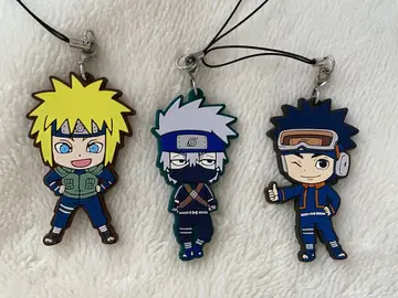 NARUTO 니텐고무 스트랩 세트