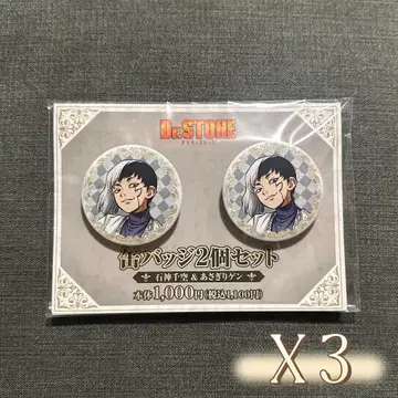 닥터스톤 Dr.STONE 캔뱃지 6개 세트 아사기리 겐