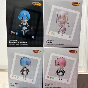 Re:ZERO DFORM+ 피규어 세트 4체