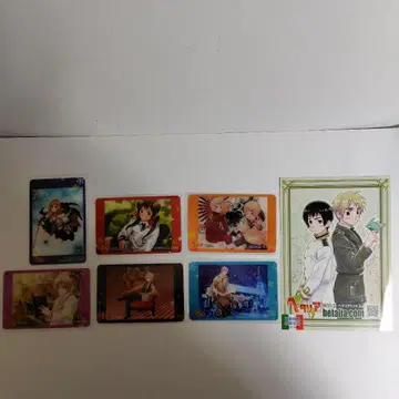 헤타리아 클리어 카드 6장 & 기타 총 7장 세트