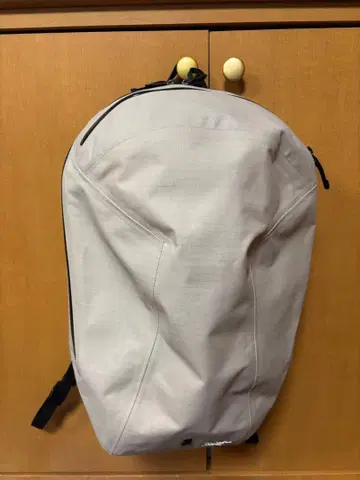 베이지 백팩 메쉬 패드 포함