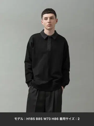 슬릭 slick 콤비네이션 피케 셔츠 맨투맨