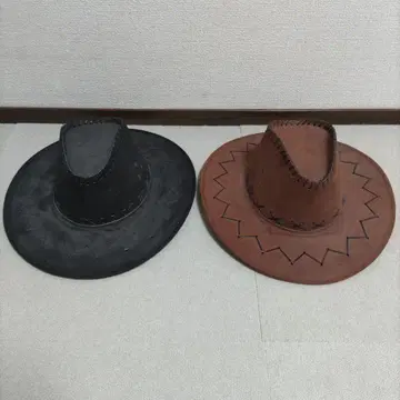 카우보이 햇 2종 브라운&블랙