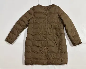 새상품급 L 사이즈 무인양품 경량 다운 코트 브라운