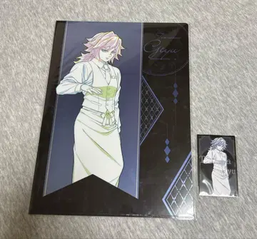 귀멸의 칼날 토미오카 기유 모크테일 바 클리어 파일 포토 카드