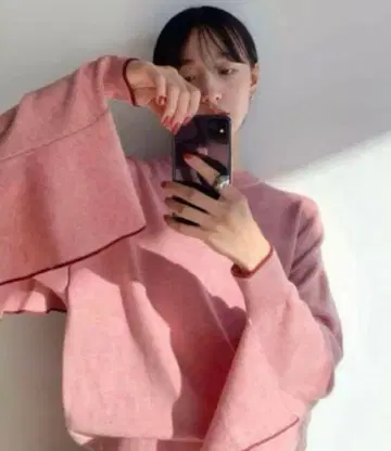 CLANE 백프릴 라인 니트