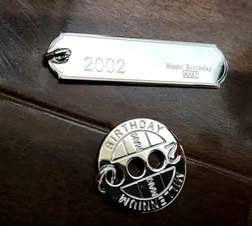 주얼리 마키 벌스데이 펜던트 탑 키링