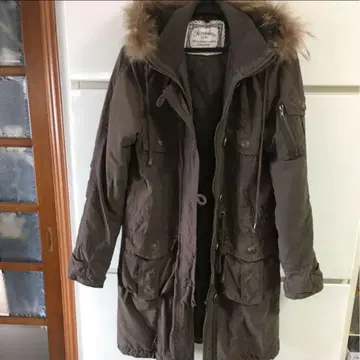 브라운 모즈 코트 M 사이즈