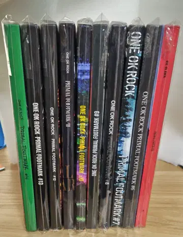 프라이멀 풋마크 ONE OK ROCK 10권 세트 포스터 4장 포함