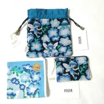 미사용 페이 손수건 티슈 파우치 복조리