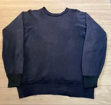 빈티지 맨투맨 50s 60s 퍼플네이비 페이드 투톤 NAVY L