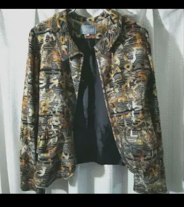 VESSEL 자켓 컬러풀 다색의 추상 무늬 사이즈 42호