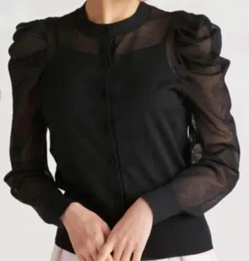 CELFORD 시어 니트 가디건