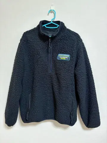 컨버스 플리스 자켓 블랙