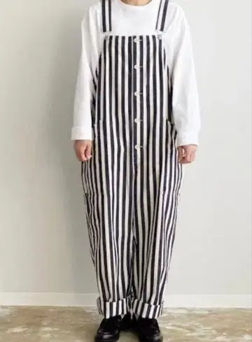 HARVESTY 하베스티 스트라이프 오버롤 / 사이즈 1
