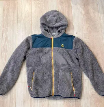 CHUMS 플리스 자켓 L 사이즈 그레이/네이비