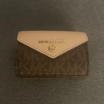 MICHAEL KORS 3단 폴더형 지갑 브라운/베이지