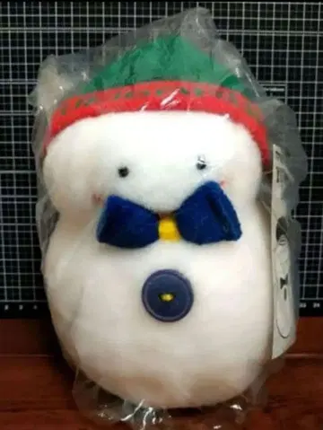 눈사람 봉제 인형 저금통