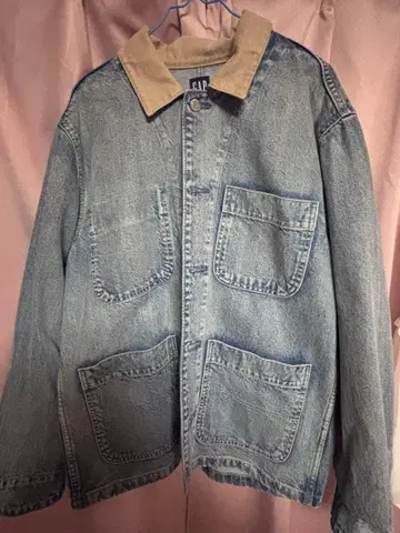 GAP 라이트 블루 데님 자켓