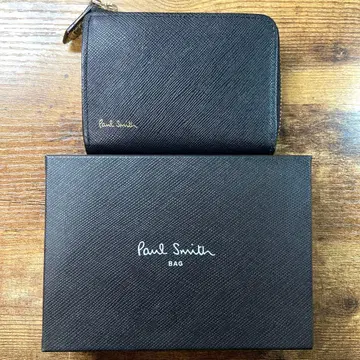 [고품질] 폴스미스 천연 가죽 패스 케이스 코인 케이스 박스 포함