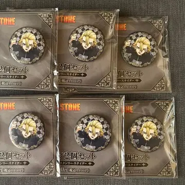 Dr.STONE 스탠리 스나이더 캔뱃지 6개 세트 닥터스톤