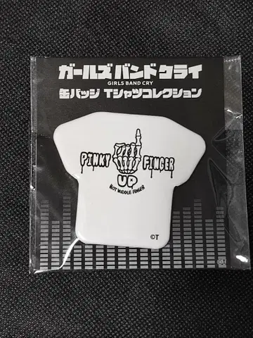 극장판 걸즈 밴드 크라이 T셔츠형 캔뱃지