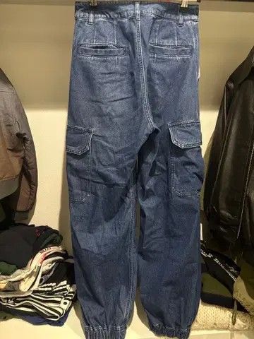 atmos pink 데님 카고 팬츠