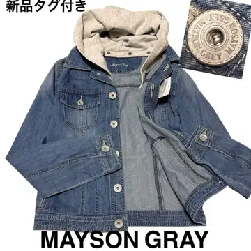 MAYSON GREY 데님 자켓 후드 부착 택 포함 새상품 M 9호