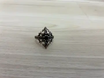 장식적인 실버톤 반지