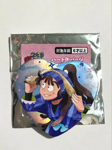 닌타마 란타로 난자 타마고 찾기의 단 하트 캔뱃지 오하마 칸에몬