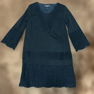 마리아니 새상품 택 없음 미사용 멋진 레이스 튜닉 원피스 7호