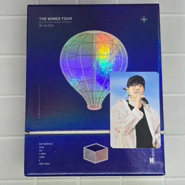 방탄소년단 윙즈투어 DVD 슈가 포카 포함 BTS WINGS SUGA