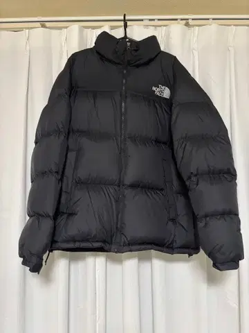 THE NORTH FACE 블랙 눕시 다운 자켓 XXL