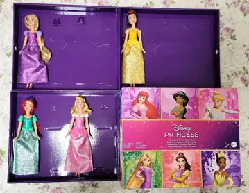 [ 마텔 디즈니 프린세스 패션 인형 4체 ]