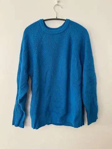 편직 래글런 컬러 니트 형광색 니트 네온 컬러