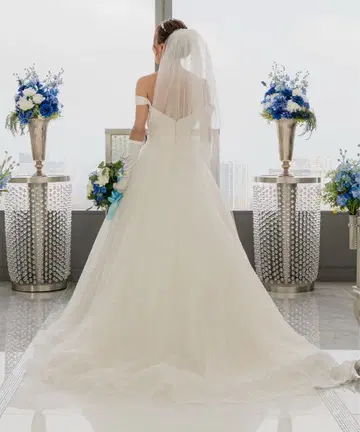 웨딩 롱 베일/KURAUDIA