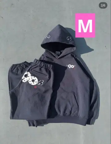 9090 90 로고 도트 오리지널 후디 팬츠