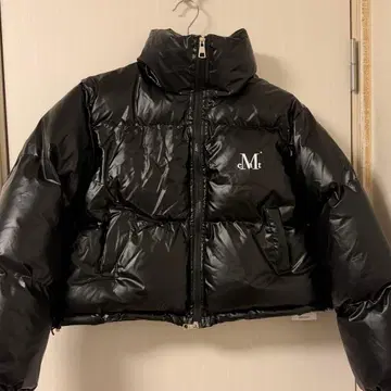 미사용 새상품 MUCENT 무센트 숏 다운 더블 지퍼 블랙