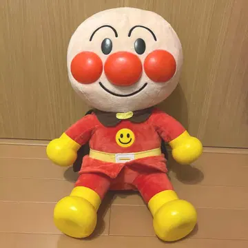 안녕 호빵맨! 첫 말하는 DX 약 30cm 말하는 봉제 인형