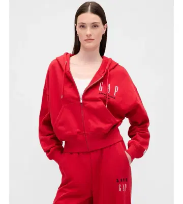 30th 기념일 GAP 로고 집업 후드티