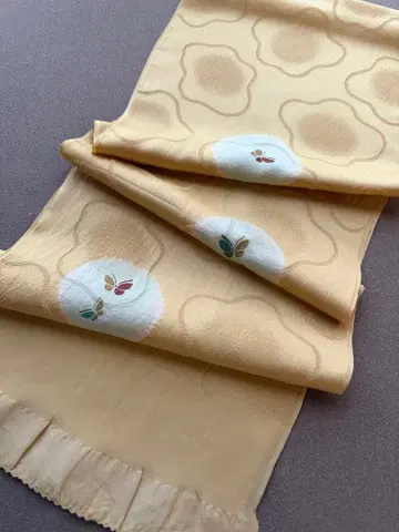 오비 장식 천 순수 실크 나비