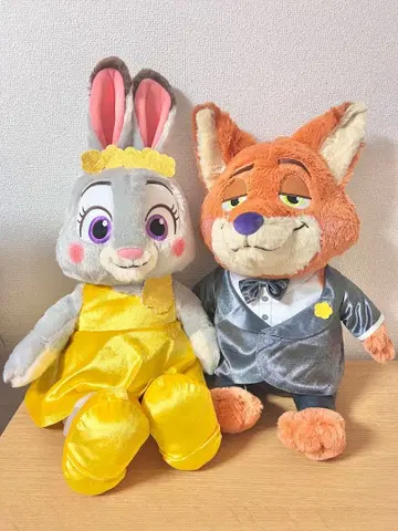 주토피아 2 FukuFuku V-BIG 봉제 인형 닉 주디