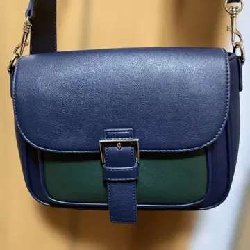 RAGEBLUE 네이비와 그린의 숄더백 무료배송