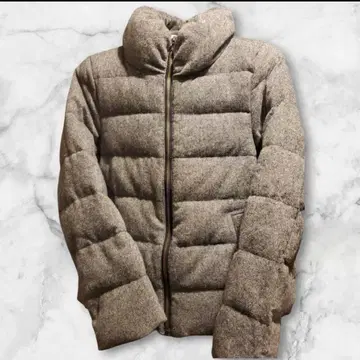 다운 자켓/M/울/GRY/멜란지/다운 90%/무인양품