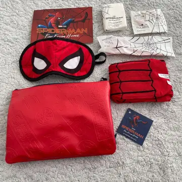 유나이티드 항공 비즈니스 클래스 스파이더맨 콜라보 어메니티 굿즈