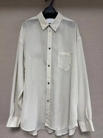 SUGARHILL SHEER STRIPE SHIRTS LOOSE FIT