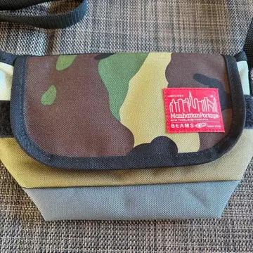 [ 미사용 ] 한정판 단종 맨해튼 포티지 BEAMS 카모플라주 숄더백
